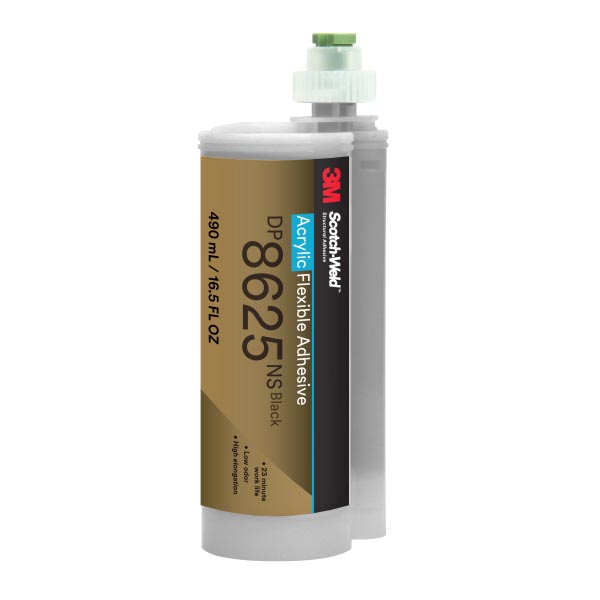 3M™ Scotch-Weld™ 2-Komponenten-Konstruktionsklebstoff auf Acrylatbasis DP8625NS, Schwarz, 490 ml 3M™ Scotch-Weld™ 2-Komponenten-Konstruktionsklebstoff auf Acrylatbasis DP8625NS, Schwarz, 490 ml