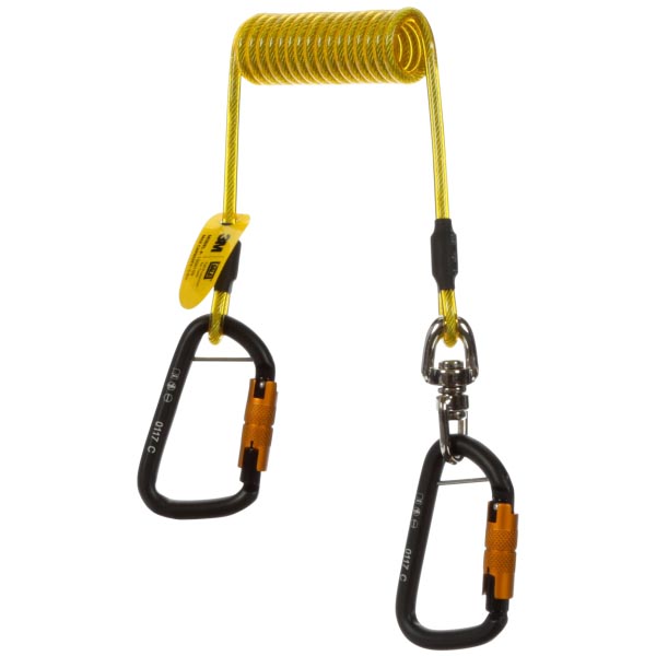 3M™ DBI-SALA® Absturzsicherung für Werkzeuge Hook2Hook Anbindehaken mit Wirbel, 10er Pack, 1500160