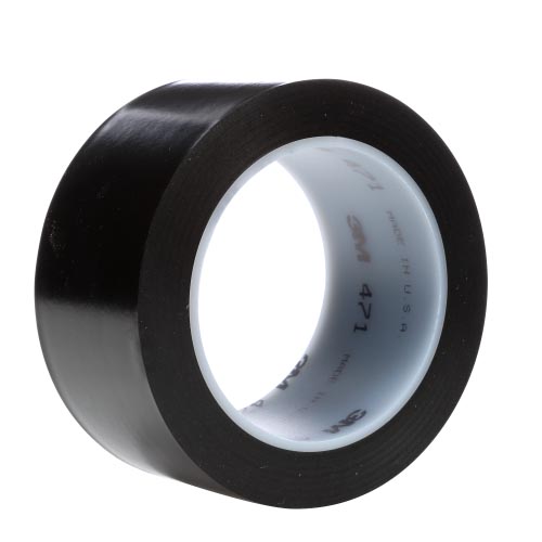 3M™ Weich-PVC-Klebeband 471, Schwarz, 50 mm x 33 m, 0.14 mm 3M™ Weich-PVC-Klebeband 471, Schwarz, 50 mm x 33 m, 0.14 mm