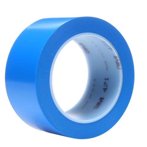 3M™ Weich-PVC-Klebeband 471, Blau, 50 mm x 33 m, 0.14 mm 3M™ Weich-PVC-Klebeband 471, Blau, 50 mm x 33 m, 0.14 mm