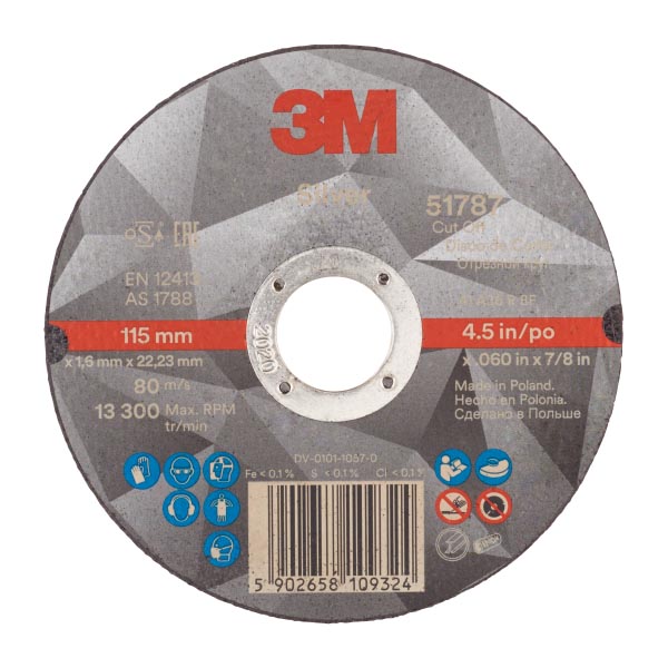 3M™ Silver Trennscheibe, T41, 115 mm x 1,6 mm x 22 mm