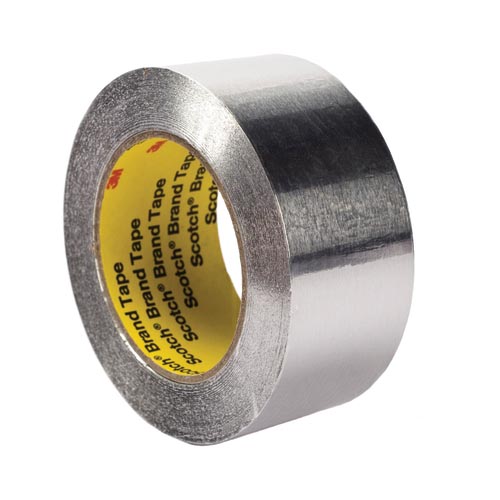 3M™ Aluminiumklebeband 425, Silber, 150 mm x 55 m, 0.12 mm