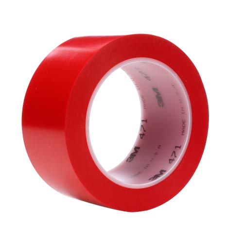 3M™ Weich-PVC-Klebeband 471, Rot, 50 mm x 33 m, 0.14 mm 3M™ Weich-PVC-Klebeband 471, Rot, 50 mm x 33 m, 0.14 mm