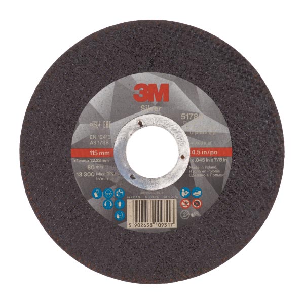 3M™ Silver Trennscheibe, T41, 115 mm x 1,0 mm x 22 mm