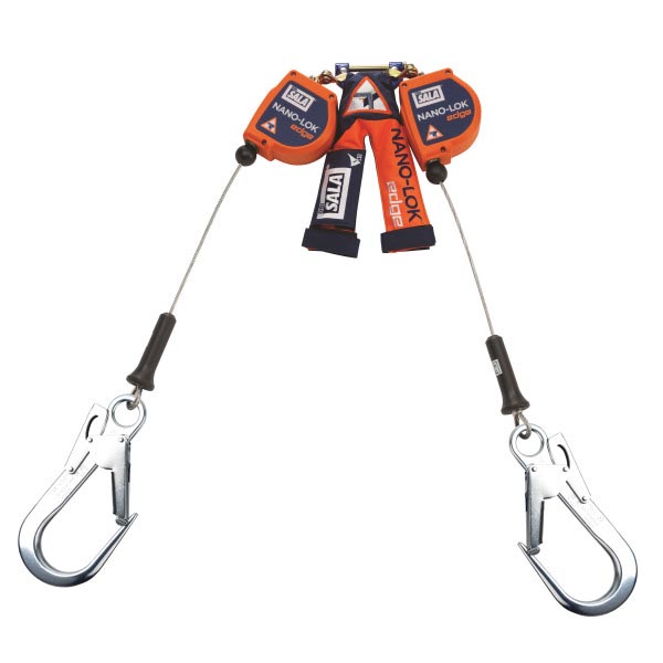 3M™ DBI-SALA® Nano-Lok™ Höhensicherungsgerät für Kanten, Doppelstrang, Seil, 2,5 m, 3500241