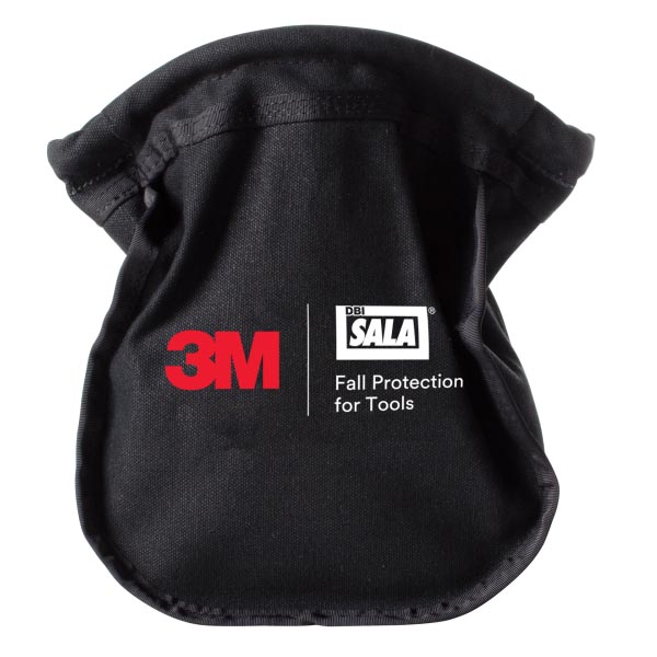 3M™ DBI-SALA® Absturzsicherung für Werkzeuge, Kleinteilebeutel, schwarzes Segeltuch, klein, 1500119