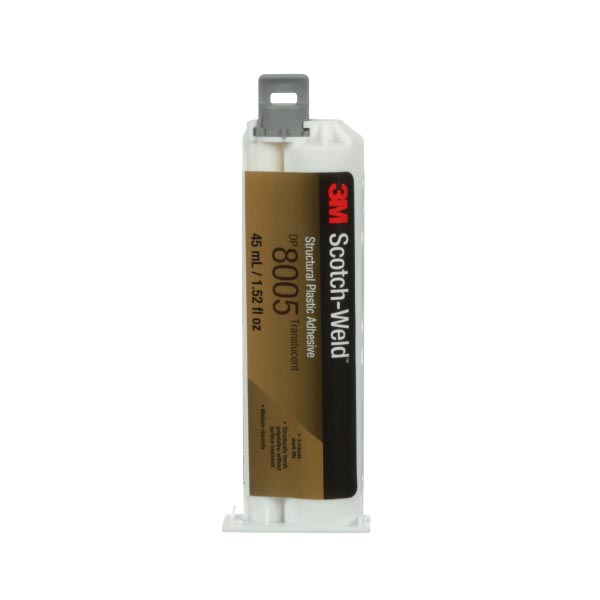 3M™ Scotch-Weld™ 2-Komponenten-Konstruktionsklebstoff auf Acrylatbasis DP8005 Off-white, Transluzent, 45 ml