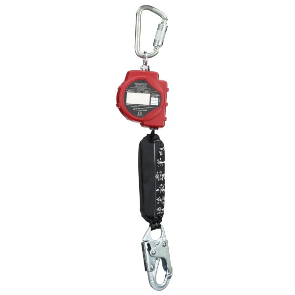 3M™ Protecta® Höhensicherungsgerät mit selbstaufrollendem Gurtband, Karabiner, Sicherheitshaken, 11 ft / 3,4 m, 3100647 3M™ Protecta® Höhensicherungsgerät mit selbstaufrollendem Gurtband, Karabiner, Sicherheitshaken, 11 ft / 3,4 m, 3100647