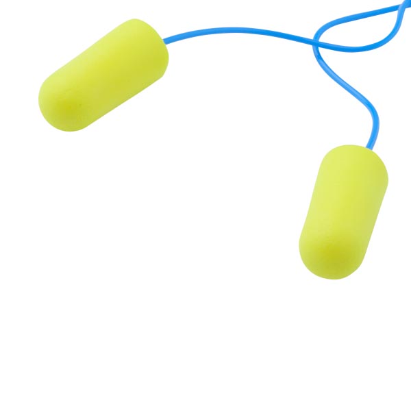 3M™ E-A-Rsoft™ Yellow Neons™ Gehörschutzstöpsel, mit Kordel, ES-01-005