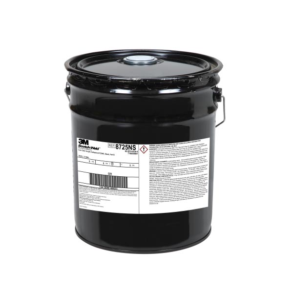 3M™ Scotch-Weld™ 2-Komponenten-Konstruktionsklebstoff auf Acrylatbasis DP8725NS, Schwarz, Part B, 18.9 L 3M™ Scotch-Weld™ 2-Komponenten-Konstruktionsklebstoff auf Acrylatbasis DP8725NS, Schwarz, Part B, 18.9 L