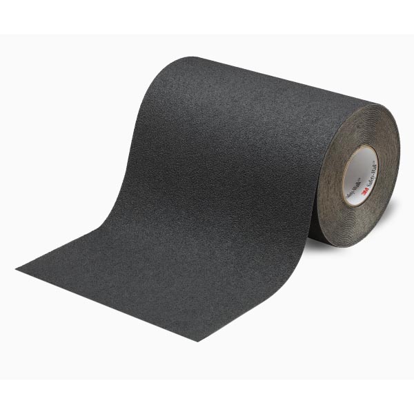 3M™ Safety-Walk™ Nasszone Medium (Typ 3) 300 Serie, Schwarz, 150 mm x 18,3 m, 1 Rolle / Karton