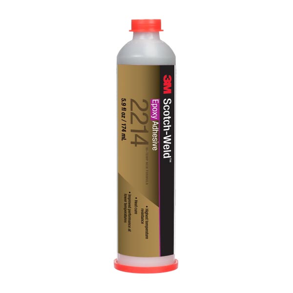 3M™ Scotch-Weld™ 1-Komponenten-Konstruktionsklebstoff auf Epoxidharzbasis 2214 HT, Neue Formulierung, Grau, 177 ml