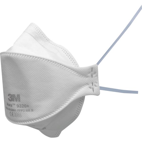 3M™ Aura™ Partikelmaske, FFP2, ohne Ventil, Großpackung, 9320+