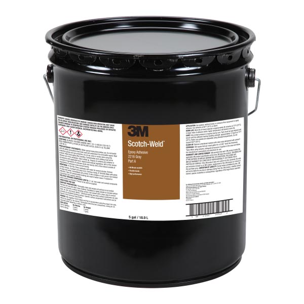 3M™ Scotch-Weld™ 2-Komponenten-Konstruktionsklebstoff auf Epoxidharzbasis DP2216, Grau, Teil A, 20 L 3M™ Scotch-Weld™ 2-Komponenten-Konstruktionsklebstoff auf Epoxidharzbasis DP2216, Grau, Teil A, 20 L