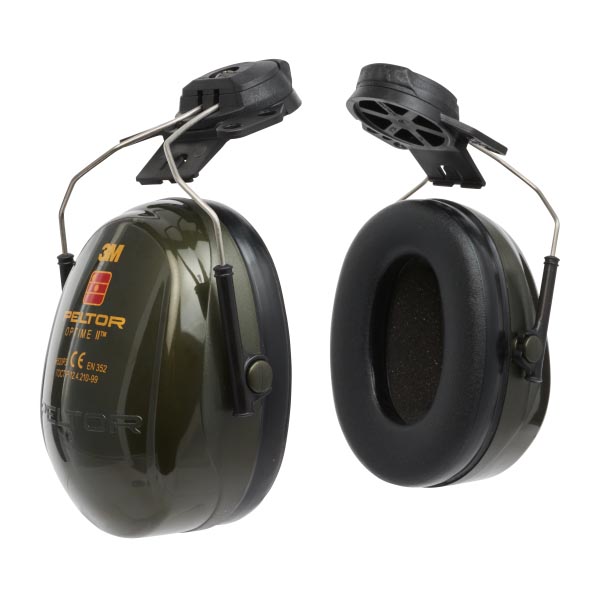 3M™ PELTOR™ Optime™ II Kapselgehörschützer, grün, Helmbefestigung, H520P3E-410-GQ 3M™ PELTOR™ Optime™ II Kapselgehörschützer, grün, Helmbefestigung, H520P3E-410-GQ