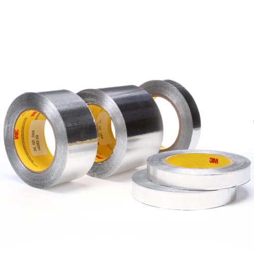 3M™ Aluminiumklebeband 425, Silber, 25 mm x 55 m, 0.12 mm
