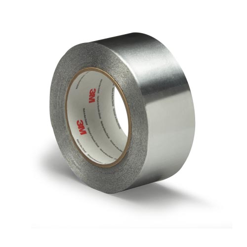 3M™ Aluminiumklebeband 425, Silber, 400 mm x 55 m, 0.12 mm