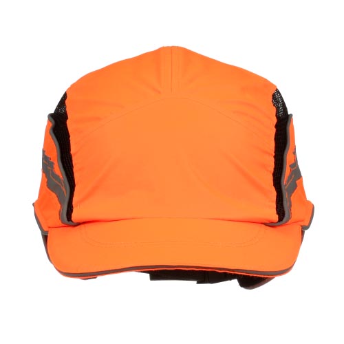 3M™ First Base™ 3 Anstoßkappe 2021874, Classic, fluoreszierende Warnfarbe, Orange, verkürzter Schirm, 55 mm, individuell
