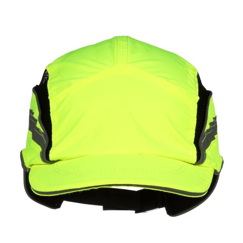 3M™ First Base™ 3 Anstoßkappe 2021867, Classic, fluoreszierende Warnfarbe, Gelb, Standard-Schirm, 70 mm, individuell
