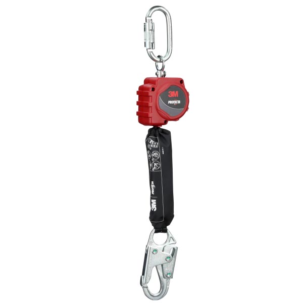 3M™ Protecta® Höhensicherungsgerät mit selbstaufrollendem Gurtband, Tri-Lok-Karabiner, Sicherheitshaken, 6 ft / 1,8 m, 3100640 3M™ Protecta® Höhensicherungsgerät mit selbstaufrollendem Gurtband, Tri-Lok-Karabiner, Sicherheitshaken, 6 ft / 1,8 m, 3100640