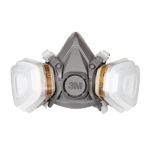 3M™ Mehrweg-Atemschutzmaske für Lackierarbeiten Starter-Paket, Standard-Maske für Lackierarbeiten, A2P3 R Filter, große Maske, 50685