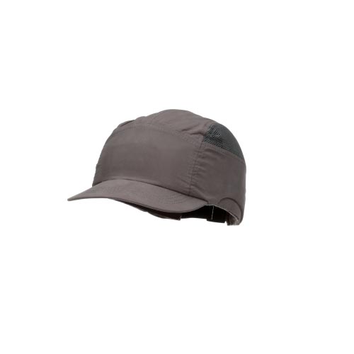 3M™ First Base™ + Anstoßkappe 2014300, Grau, verkürzter Schirm, 55 mm, individuell