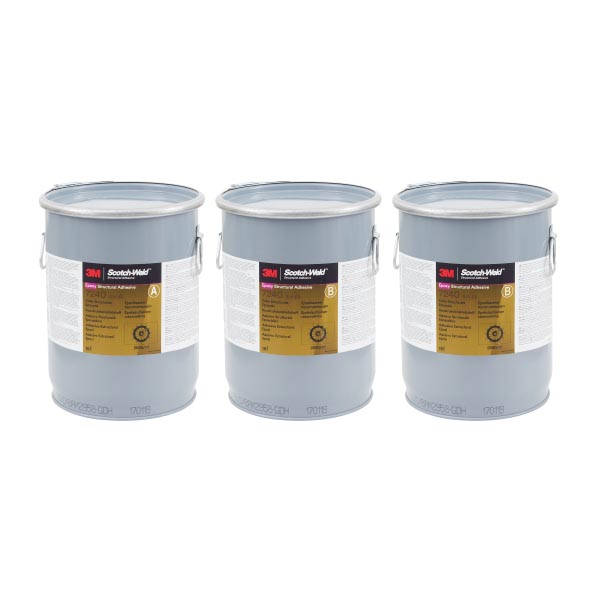 3M™ Scotch-Weld™ 2-Komponenten-Konstruktionsklebstoff auf Epoxidharzbasis 7240 FR, Schwarz, Teil B/A, 54 L 3M™ Scotch-Weld™ 2-Komponenten-Konstruktionsklebstoff auf Epoxidharzbasis 7240 FR, Schwarz, Teil B/A, 54 L