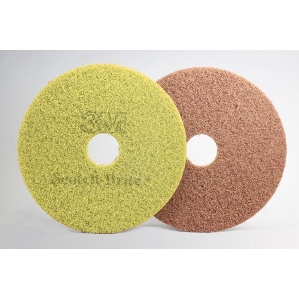 3M™ Scotch-Brite™ Diamant Maschinenpad, Ocker, 410 mm, 5 Stück / Karton 3M™ Scotch-Brite™ Diamant Maschinenpad, Ocker, 410 mm, 5 Stück / Karton