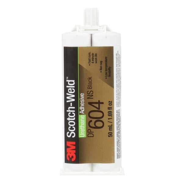 3M™ Scotch-Weld™ 2-Komponenten-Konstruktionsklebstoff auf Polyurethanbasis DP604NS, Schwarz, 48.5 ml 3M™ Scotch-Weld™ 2-Komponenten-Konstruktionsklebstoff auf Polyurethanbasis DP604NS, Schwarz, 48.5 ml