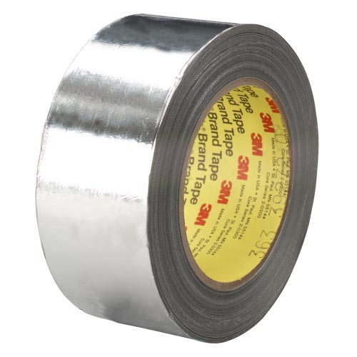 3M™ Aluminium-Glasgewebe-Klebeband 363, Silber, 25 mm x 33 m, 0.19 mm