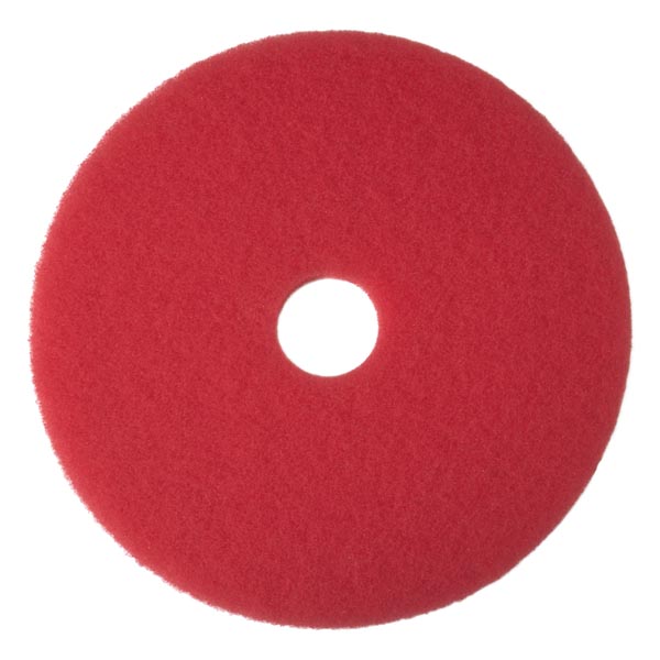 3M™ Economy Maschinenpad, Rot, 410 mm, 5 Stück / Karton