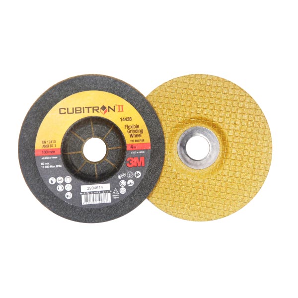 3M™ Cubitron™ II Flex Grind Schruppscheibe, T27, 36+, 100mm x 3mm x 16mm