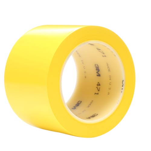 3M™ Weich-PVC-Klebeband 471, Gelb, 1219,2 mm x 33 m, 0.14 mm 3M™ Weich-PVC-Klebeband 471, Gelb, 1219,2 mm x 33 m, 0.14 mm
