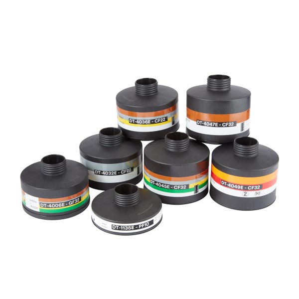 3M™ Filter mit DIN-Gewinde für Gase, Dämpfe und Partikel CF32 A2B2E2K2HgP3 R D, DT-4046E