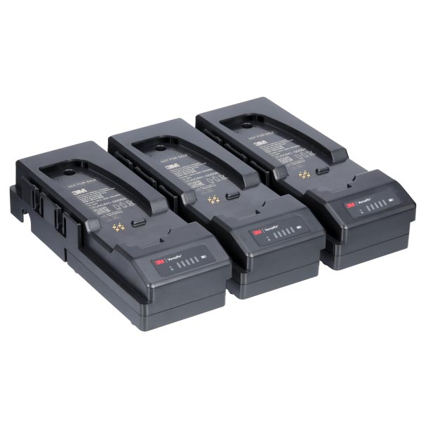 3M™ Versaflo™ Batterie-Ladegerät-Pack (3er-Station) speziell für Versaflo™ TR-300+ PAPR, TR-342-3 3M™ Versaflo™ Batterie-Ladegerät-Pack (3er-Station) speziell für Versaflo™ TR-300+ PAPR, TR-342-3